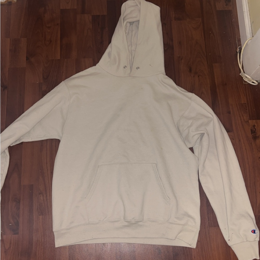 Champion Men's Beige Hoodie